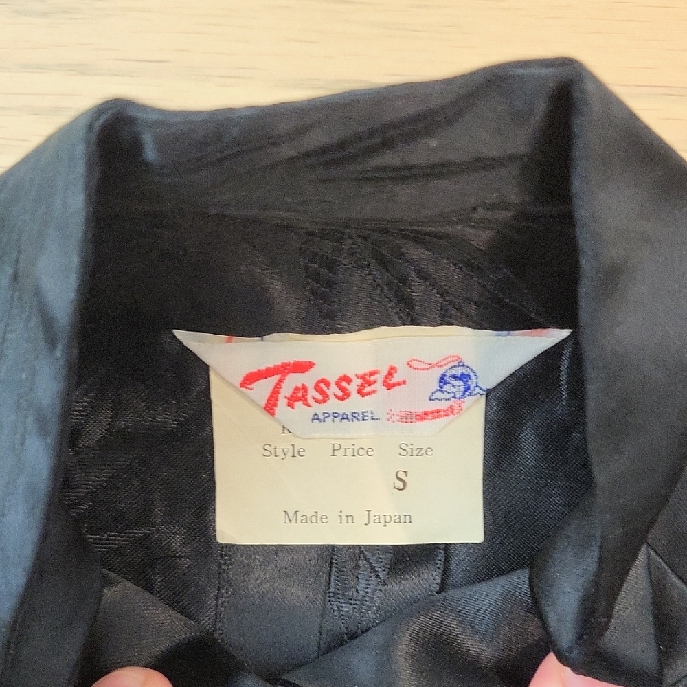Black Traditional Robe with Knot Buttons - Picture 3 of 3